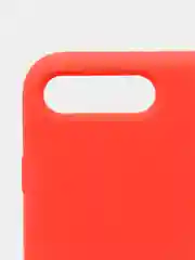 Кораллово-розовый чехол не пачкающийся с бархатом внутри для Iphone 7 Plus, 8 Plus, 7+, 8+