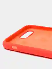 Кораллово-розовый чехол не пачкающийся с бархатом внутри для Iphone 7 Plus, 8 Plus, 7+, 8+