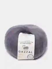 Синий меланж пряжа Gazzal Super Kid Mohair, 25 г/235 м