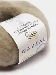 Приглушённый хаки пряжа Gazzal Super Kid Mohair, 25 г/235 м