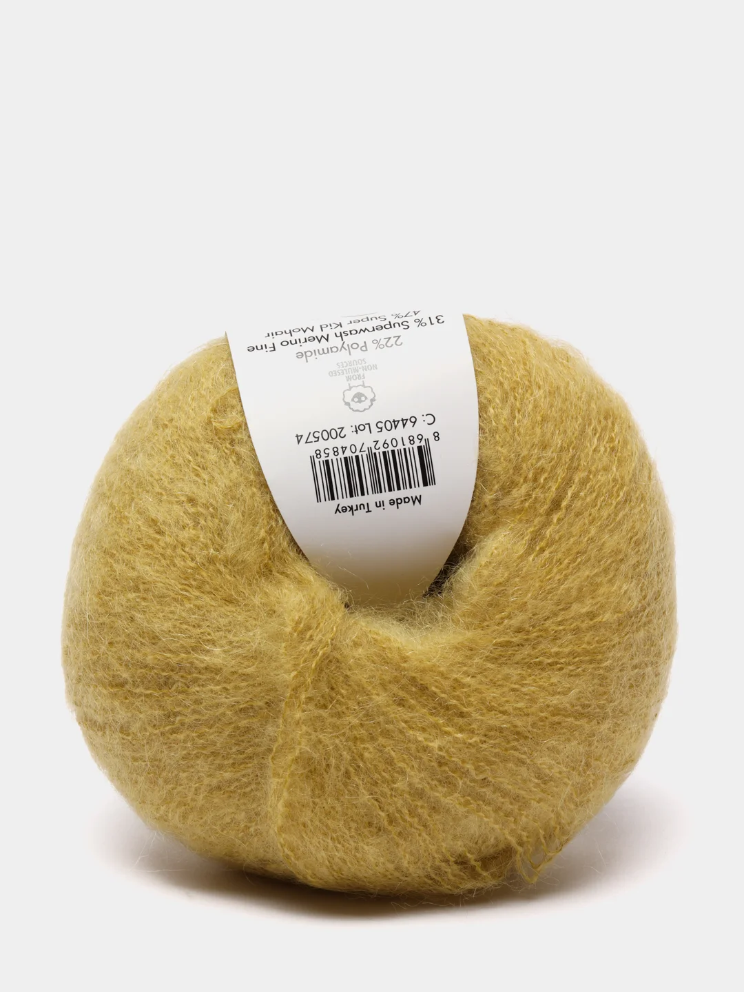 Оливковый пряжа Gazzal Super Kid Mohair, 25 г/235 м