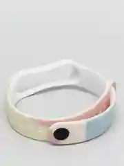 Светло-жёлтый ремешок с рисунком для Xiaomi Mi Band