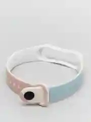 Светло-жёлтый ремешок с рисунком для Xiaomi Mi Band