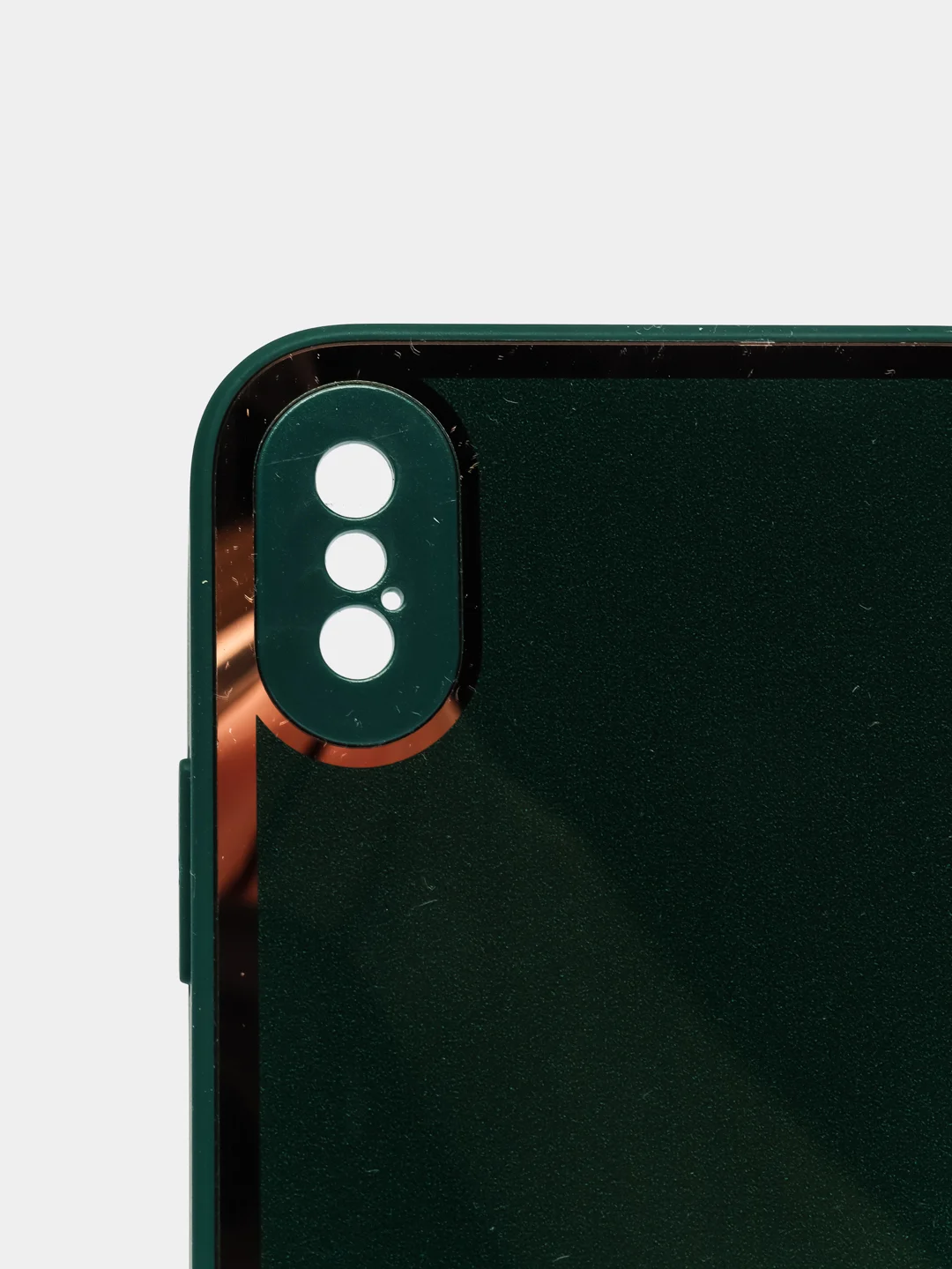 Зеленый наладка имитация стекла с защитой камеры для IPHONE X,XS