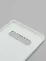 Белый чехол на Samsung (Самсунг) S8, S9, S9 plus, S10, S10 plus, S10e
