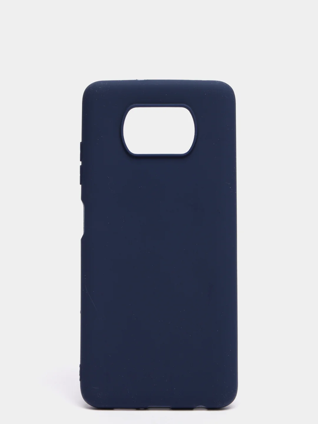 Темно-синий чехол Xiaomi Poco X3 (NFC) / X3 Pro, силиконовый, цветной, матовый