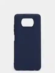 Темно-синий чехол Xiaomi Poco X3 (NFC) / X3 Pro, силиконовый, цветной, матовый