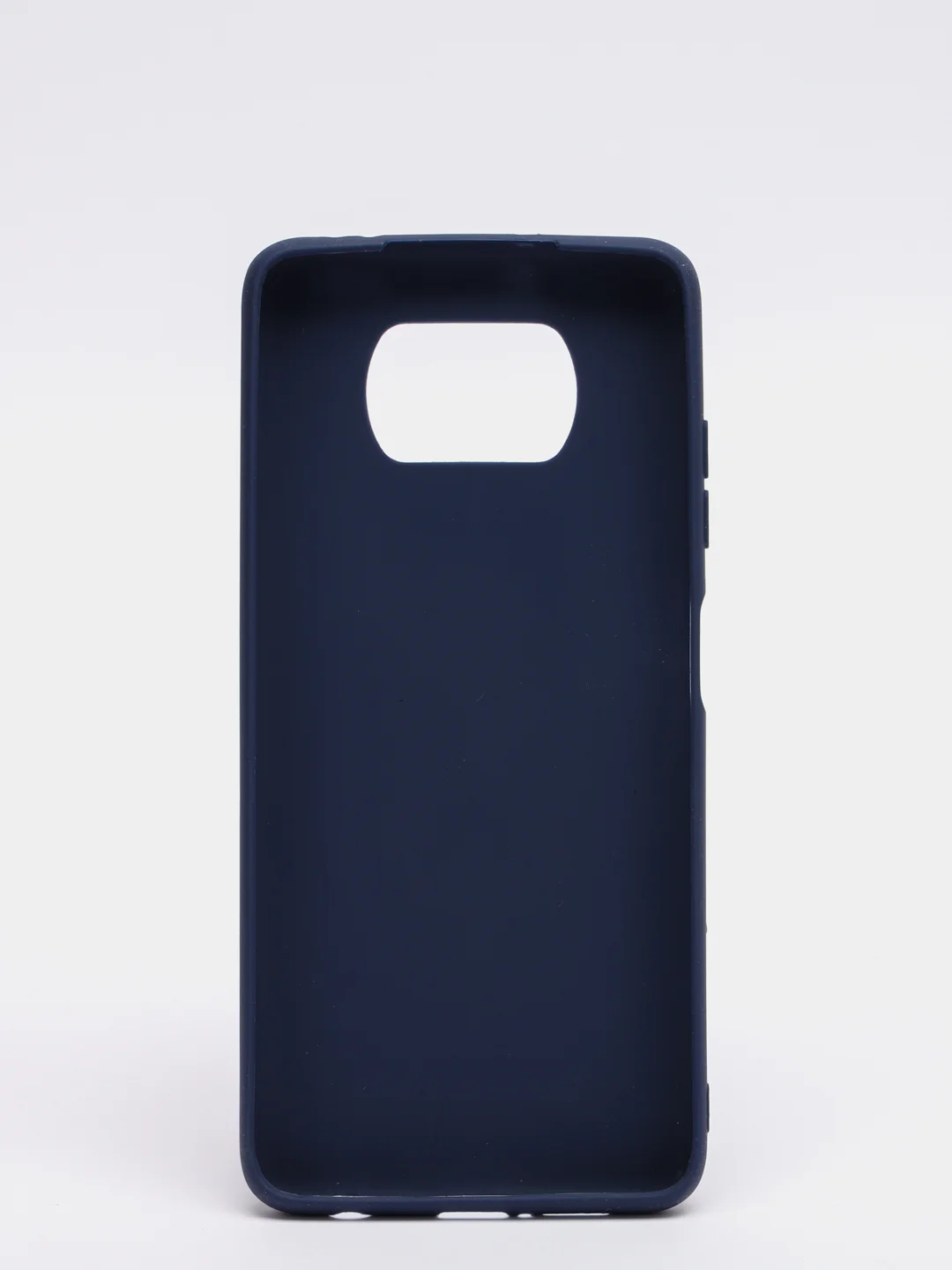 Темно-синий чехол Xiaomi Poco X3 (NFC) / X3 Pro, силиконовый, цветной, матовый