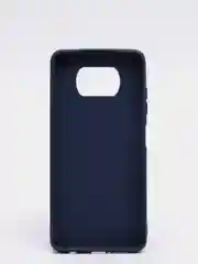 Темно-синий чехол Xiaomi Poco X3 (NFC) / X3 Pro, силиконовый, цветной, матовый