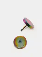 Фиолетовый тоннель обманка серьги