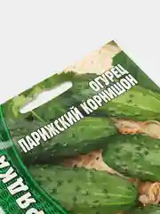 Семена огурца раннеспелый, пчелоопыляемый сорт "Парижский корнишон", 50 шт (Редкие семена)