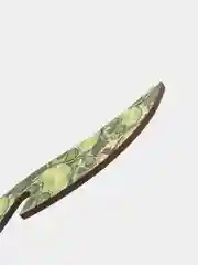 Зеленый нож кобра "CS:GO" с кастетом, деревянный