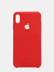 Вишнёвый чехол с бархатом внутри IPhone XS MAX