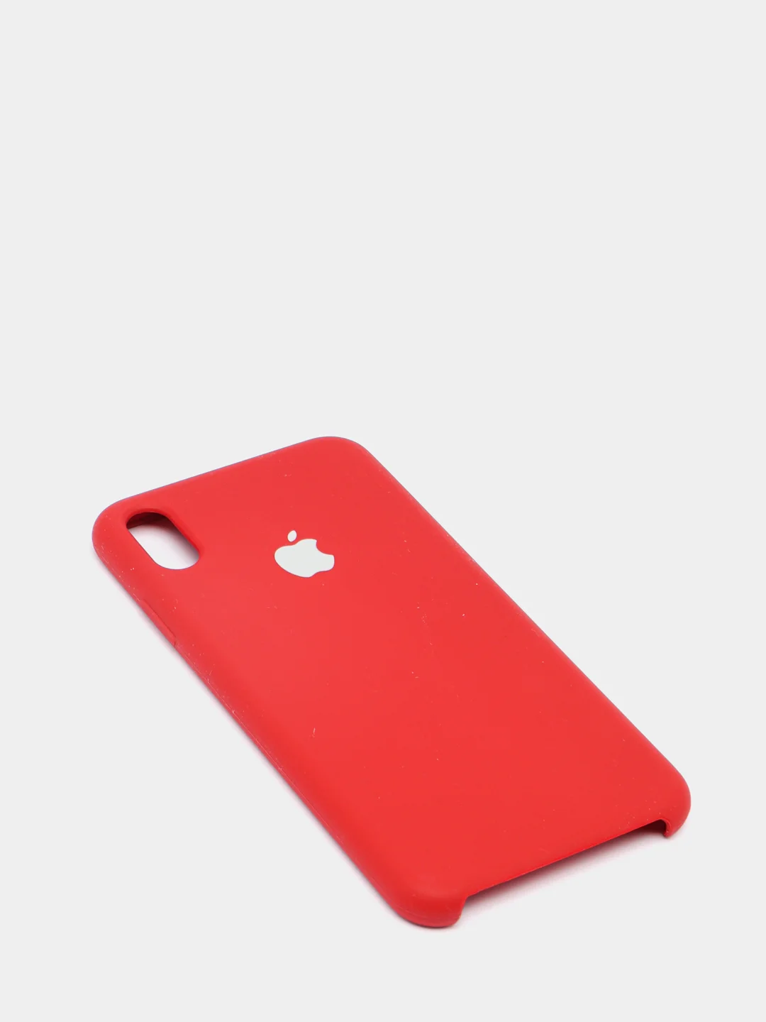 Вишнёвый чехол с бархатом внутри IPhone XS MAX
