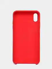 Вишнёвый чехол с бархатом внутри IPhone XS MAX