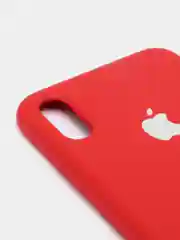Вишнёвый чехол с бархатом внутри IPhone XS MAX