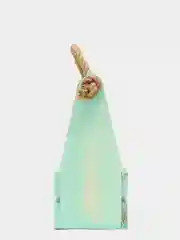Бирюзовый деревянный ящик