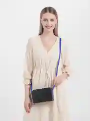 Черный итальянская кожаная сумка DuDuBags серии Ines