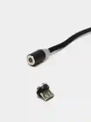 Черный usb кабель и коннектор SKYDOLPHIN для зарядки магнитный 2.4A, Lightning, Type-C, MicroUsb