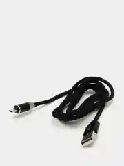 Черный usb кабель и коннектор SKYDOLPHIN для зарядки магнитный 2.4A, Lightning, Type-C, MicroUsb