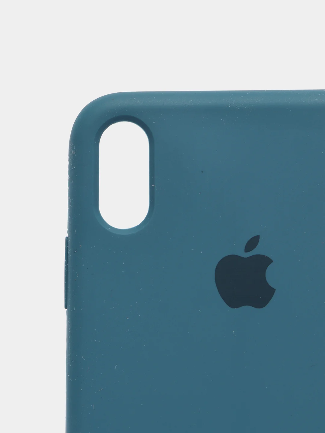 Синий меланж чехол с бархатом внутри IPhone XS MAX