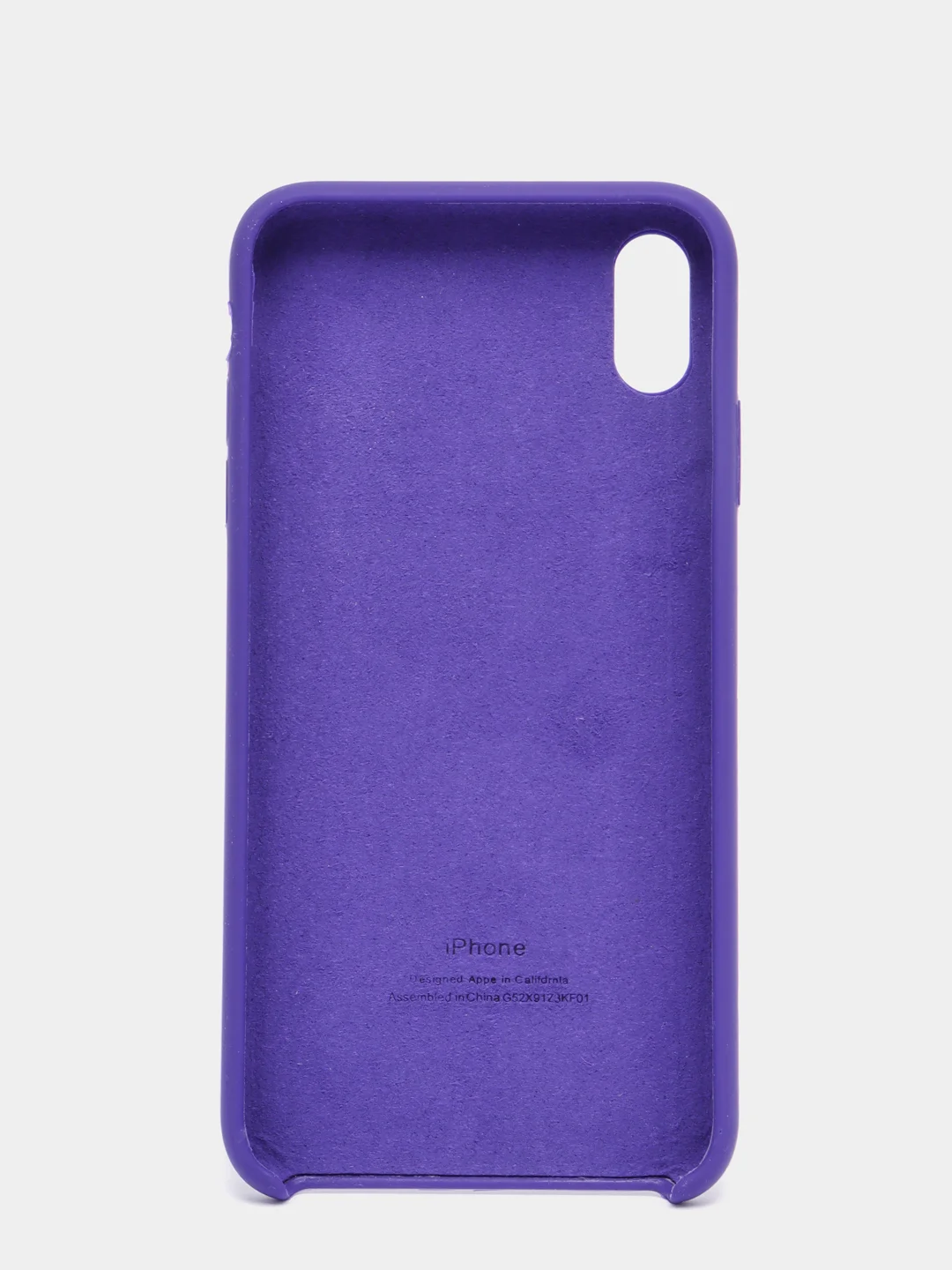 Фиолетовый чехол с бархатом внутри IPhone XS MAX