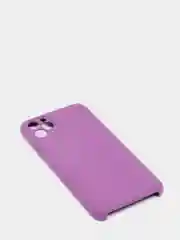 Фиолетовый чехол с бархатом внутри и защитой камеры Iphone 11 PRO MAX
