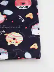 Черный шапка детская трикотажная "Пончики" KETMIN