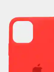 Красный чехол с бархатом внутри и защитой камеры Iphone 11 PRO MAX