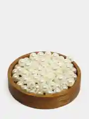 Молочный бусины акриловые, жемчужные, бесшовные, разные цвета, 6 мм