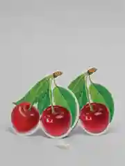 Вишнёвый декоративные украшения на скотче, 2 штуки