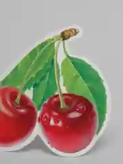 Вишнёвый декоративные украшения на скотче, 2 штуки