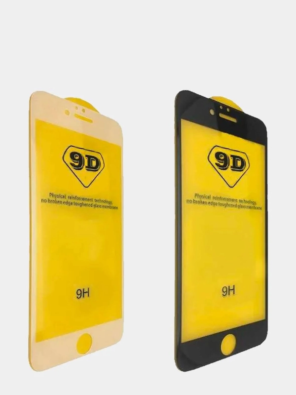 Защитное 9D стекло iPhone 6 / 6S / 6 Plus / 6S Plus / 7 / 8 / SE (2020) / 7 Plus / 8 Plus