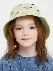 Зеленый панама двусторонняя, пляжная