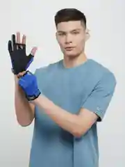 Синий термоперчатки
