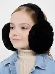 Черный наушники утепленные / Наушники зимние / Тёплые наушники