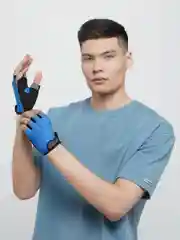 Синий перчатки спортивные, перчатки для тренировок, велоперчатки, перчатки для фитнеса
