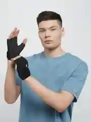 Черный перчатки спортивные, перчатки для велосипеда, велоперчатки, для фитнеса