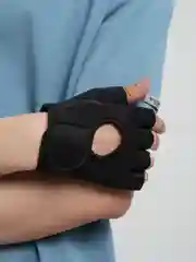 Черный перчатки спортивные, перчатки для велосипеда, велоперчатки, для фитнеса