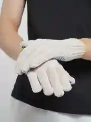 Перчатки садовые, х/б, белые