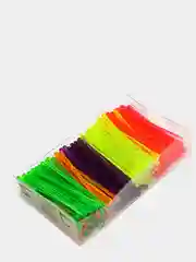 Шпажки для канапе БУЛАВА, цветные, 8,5 см, 400 шт