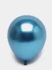 Шар воздушный хром, 3 шт, синий, 30 см
