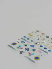 Прозрачный слайдеры для дизайна ногтей