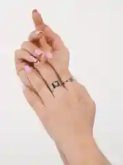 Парные кольца женские "Сердце"