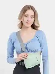 Мятный сумка через плечо