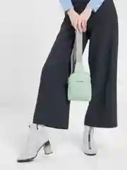 Мятный сумка через плечо