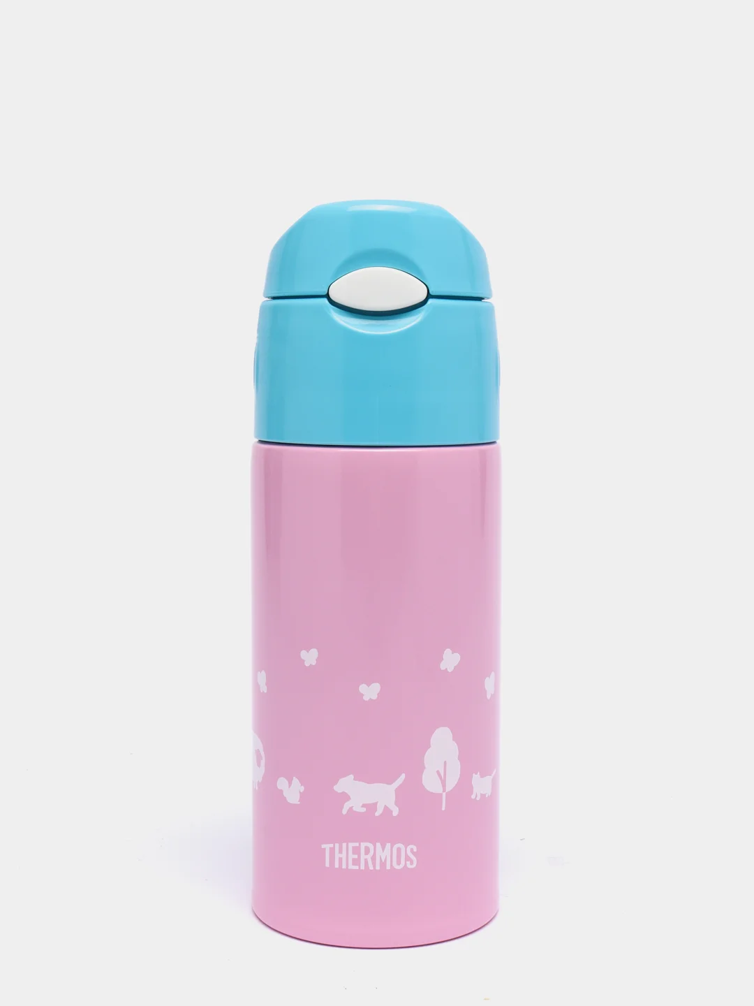 Розовый детская термокружка/термос THERMOS 0,4 л. Baby розовая MT-90