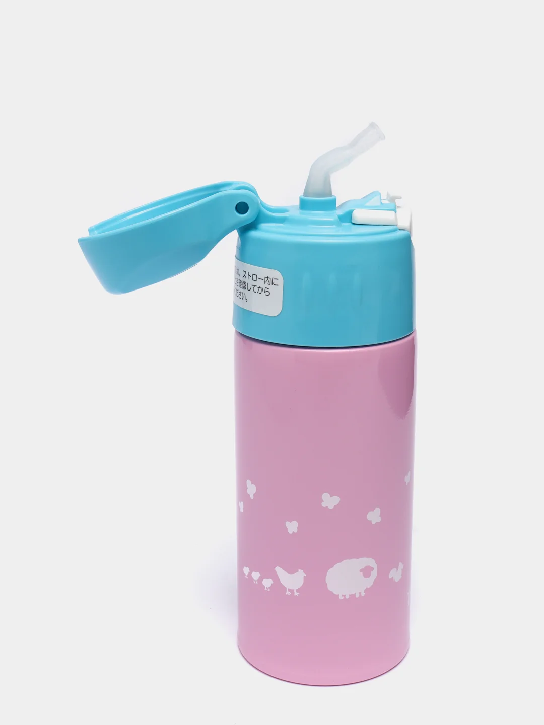 Розовый детская термокружка/термос THERMOS 0,4 л. Baby розовая MT-90