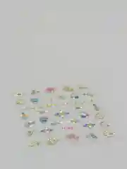Лавандовый слайдеры для дизайна ногтей