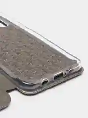 Серебряный чехол-книжка Honor 20s / Huawei P30 Lite / P30 Lite New Edition / Honor 20 Lite, Хонор 20с